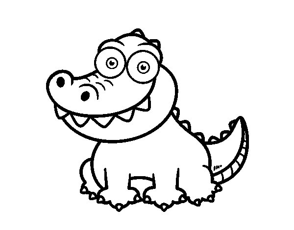 caiman alligator coloring pages - photo #21