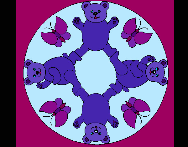 Coloriage Mandala 10 colorié par KAKE