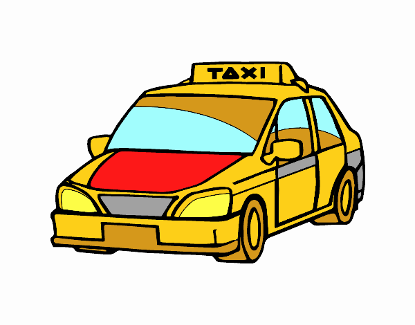 Dessin de Un taxi colorie par Membre non inscrit le 13 de Février de 2018 à Coloritou.com