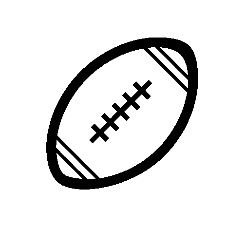 Coloriage de Ballon de football américain II pour Colorier