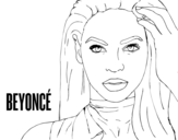 <span class='hidden-xs'>Coloriage de </span>Beyoncé I am Sasha Fierce à colorier