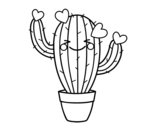 Dibujo de Cactus coeur