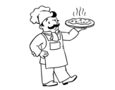 Dibujo de Chef italien