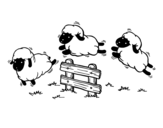 Dibujo de Compter les moutons