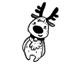 Dibujo de Doudou du Renne de Noël