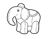 <span class='hidden-xs'>Coloriage de </span>Éléphant du chiffon à colorier