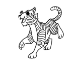 Dibujo de Le tigre du Bengale