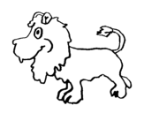 Dibujo de Lion de profil