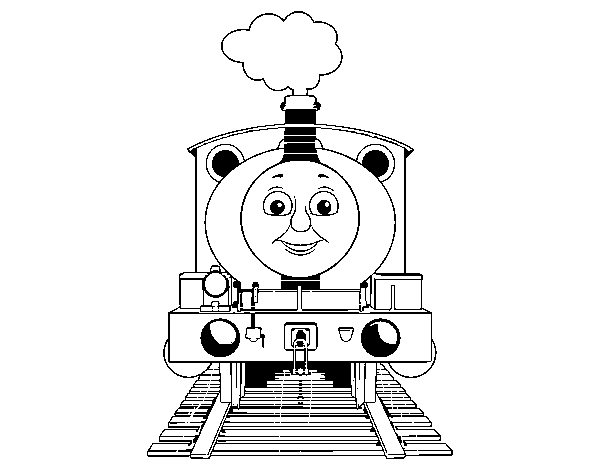 Coloriage de Percy la locomotive pour Colorier