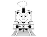 <span class='hidden-xs'>Coloriage de </span>Percy la locomotive à colorier
