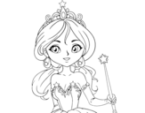 Dibujo de Princesse magique