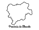 <span class='hidden-xs'>Coloriage de </span>Province d'Albacete à colorier