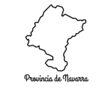 <span class='hidden-xs'>Coloriage de </span>Province de Navarra à colorier