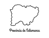 <span class='hidden-xs'>Coloriage de </span>Province de Salamanca à colorier