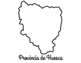 <span class='hidden-xs'>Coloriage de </span>Province d'Huesca à colorier