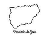 <span class='hidden-xs'>Coloriage de </span>Province Jaén à colorier