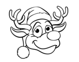 Dibujo de Renne face Rudolph