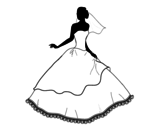 Dibujo de Robe de mariée