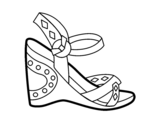 Dibujo de Sandale à talons