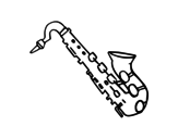 Dibujo de Saxophone ténor