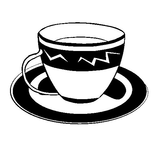 Coloriage de Tasse de café pour Colorier