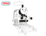 Dibujo de Thomas en cours