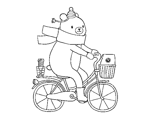 Coloriage de Transporteur ours pour Colorier