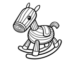 Dibujo de Un cheval de bois