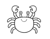 Dibujo de Un crabe