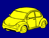 Coloriage Automobile moderne colorié par alan