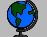 Coloriage Globe II colorié par oumaima