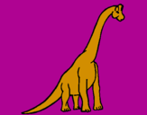 Coloriage Braquiosaure colorié par Kyoya