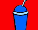 Coloriage Verre de milk-shake II colorié par pegasus