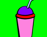 Coloriage Verre de milk-shake II colorié par keetye