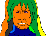 Coloriage Homo Sapiens colorié par tom