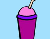 Coloriage Verre de milk-shake II colorié par tontin