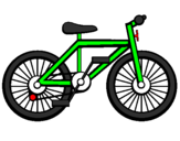 Coloriage Bicyclette colorié par lucas