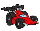 Coloriage Voiture de Formule 1 colorié par dylan2