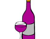 Coloriage Vin colorié par SYL
