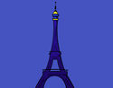 Coloriage La tour Eiffel colorié par KAKE