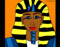 Coloriage Tutankamon colorié par KAKE