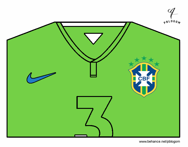 Dessin de Maillot de la coupe du monde 2014 du Brésil ...