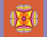 Coloriage Mandala 16 colorié par KAKE2