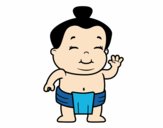 Garçon sumo