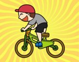 Enfant cycliste