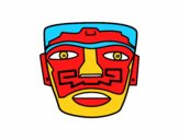 Masque ancestral Aztec
