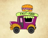 Food truck de hamburger