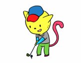 chat golfeur