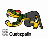 Les jours Aztèques: lézard Cuetzpalin