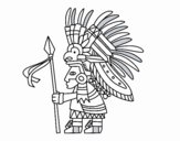 Guerrier aztèque